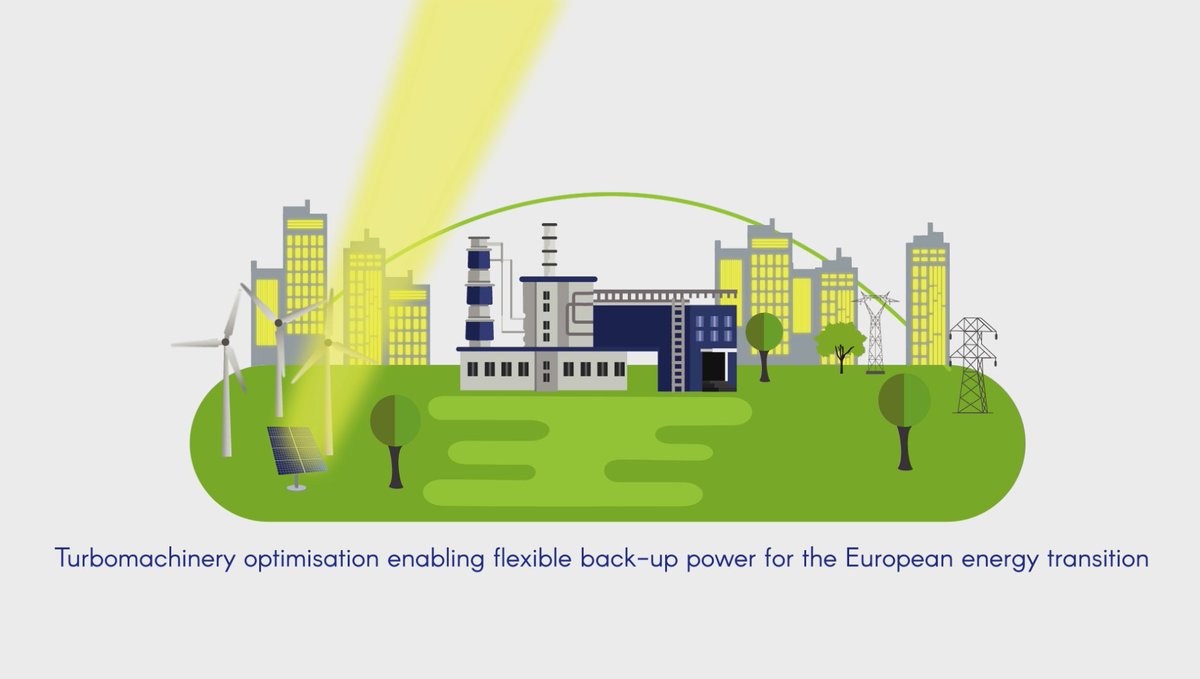 TurboReflex's tweet photo. #GreenEnergy is great! But what if the ☀️ is not shining or the wind not blowing? Due to the intermittent nature of #renewables, flexible #BackupPower is needed to ensure the stability of the grid. #TURBOREFLEX = Retrofitting #powerplants for the future #EnergyMarket. https://t.co/Zgokhtib93