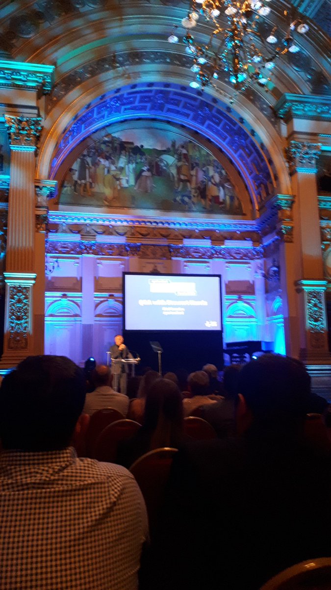 Delighted to be <a href="/sportscotland/">sportscotland</a> #COVAwards in the salubrious surroundings of Glasgow City Chambers. Inspiration everywhere you look!