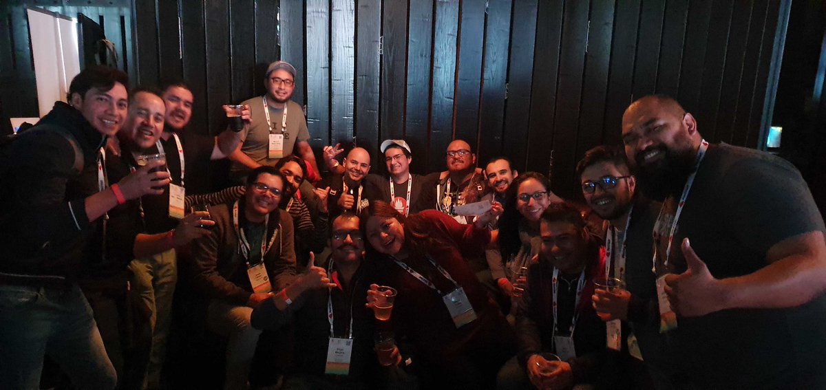 The Latino community is growing, glad to see many familiar faces at #kubecon2019 //photo by @angelorum