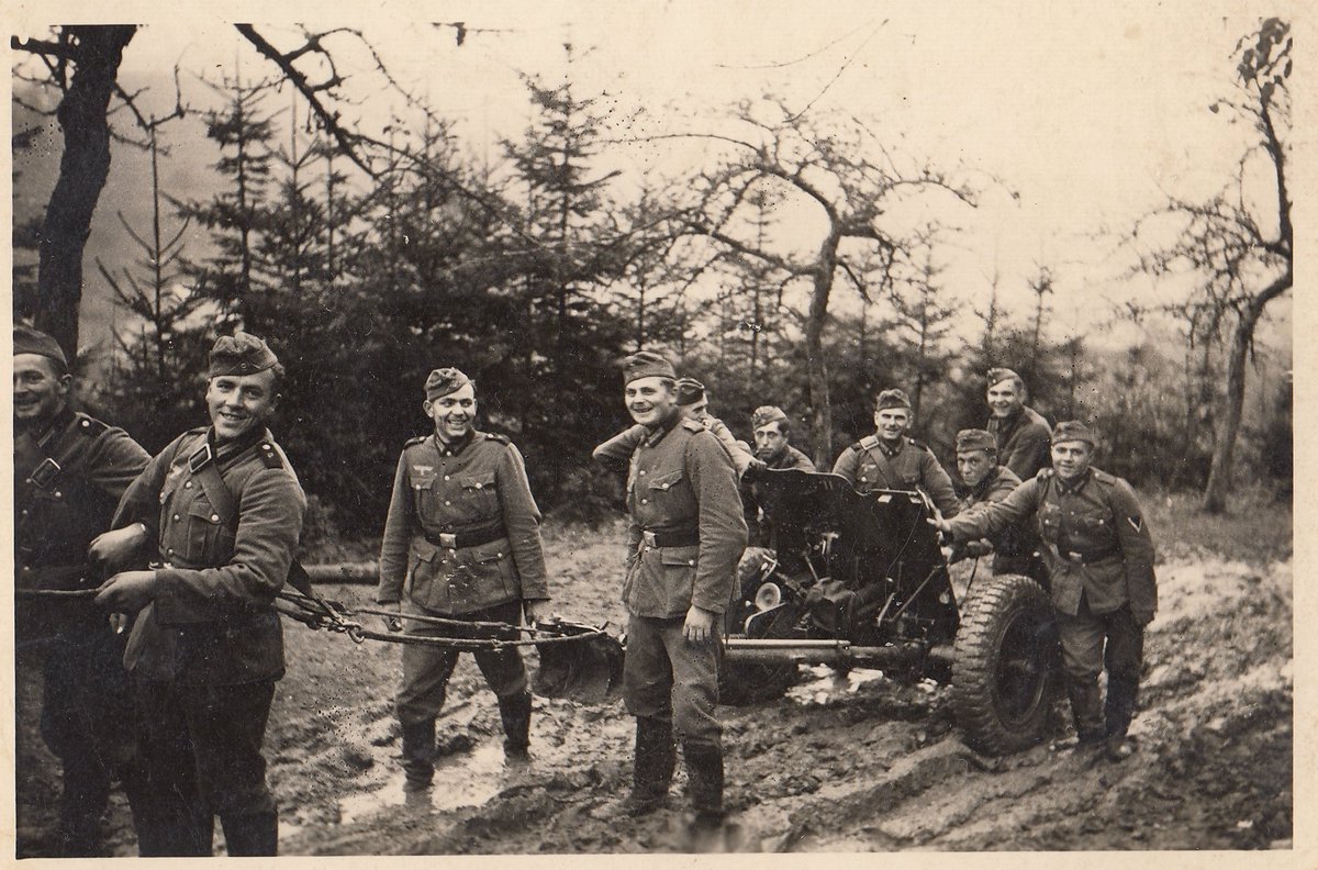 In 1939 he saw no action in Poland, but was sent to guard the German-France border instead. In March 1940, just before the attack on France, his unit became motorized and was renamed as well to Panzerjäger-Abteilung 16. 4/