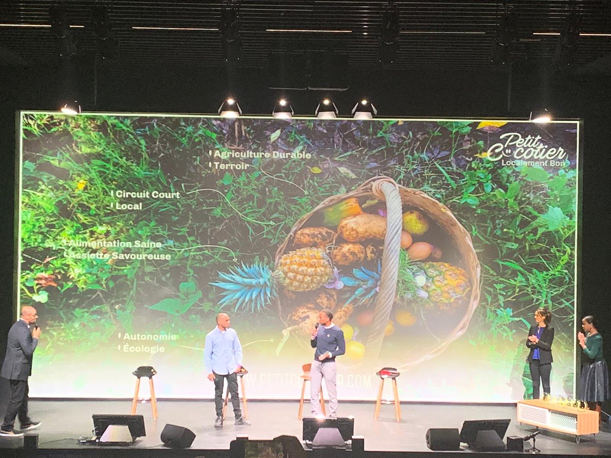 EustacheMence's tweet photo. Félicitations à @PetitCocotier qui reçoit le prix de l'innovation sociale à #innovationoutremer5  @outremernetwork. Très belle idée dans un contexte de pollution au #chlordecone https://t.co/44MjKTNcL5