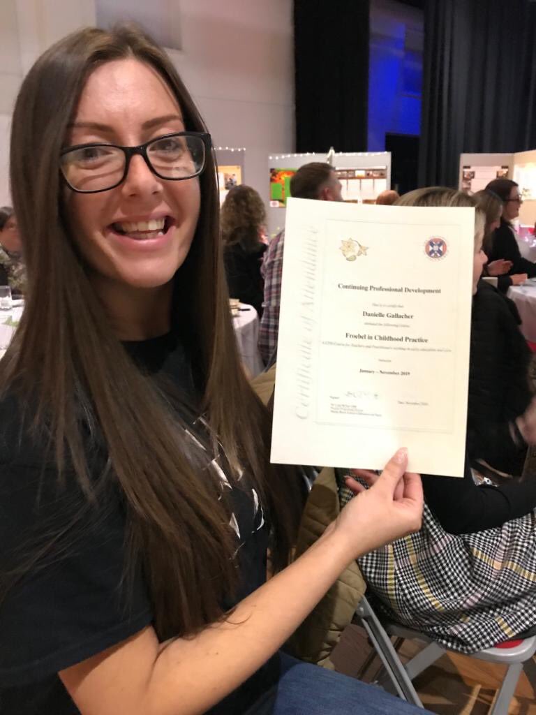 Congratulations to our new Froebelian graduate of 2019 #learningthroughplay🌈