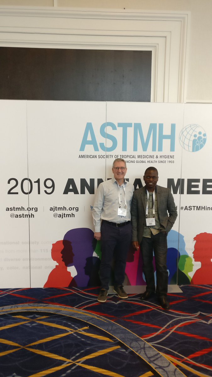 1Jailos's tweet photo. Adrian Moore and Jailos Lubinda presenting their work on Malaria and Climate Change in Zambia at the ongoing American Society for Tropical Medicine and Hygiene in Washington https://t.co/jOryIWkb3J