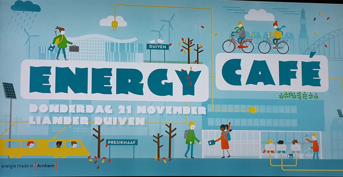 Leuke sessie rondom onderwijs en de energietransitie met energy cafe Arnhem <a href="/Alliander/">Alliander</a> in Duiven.