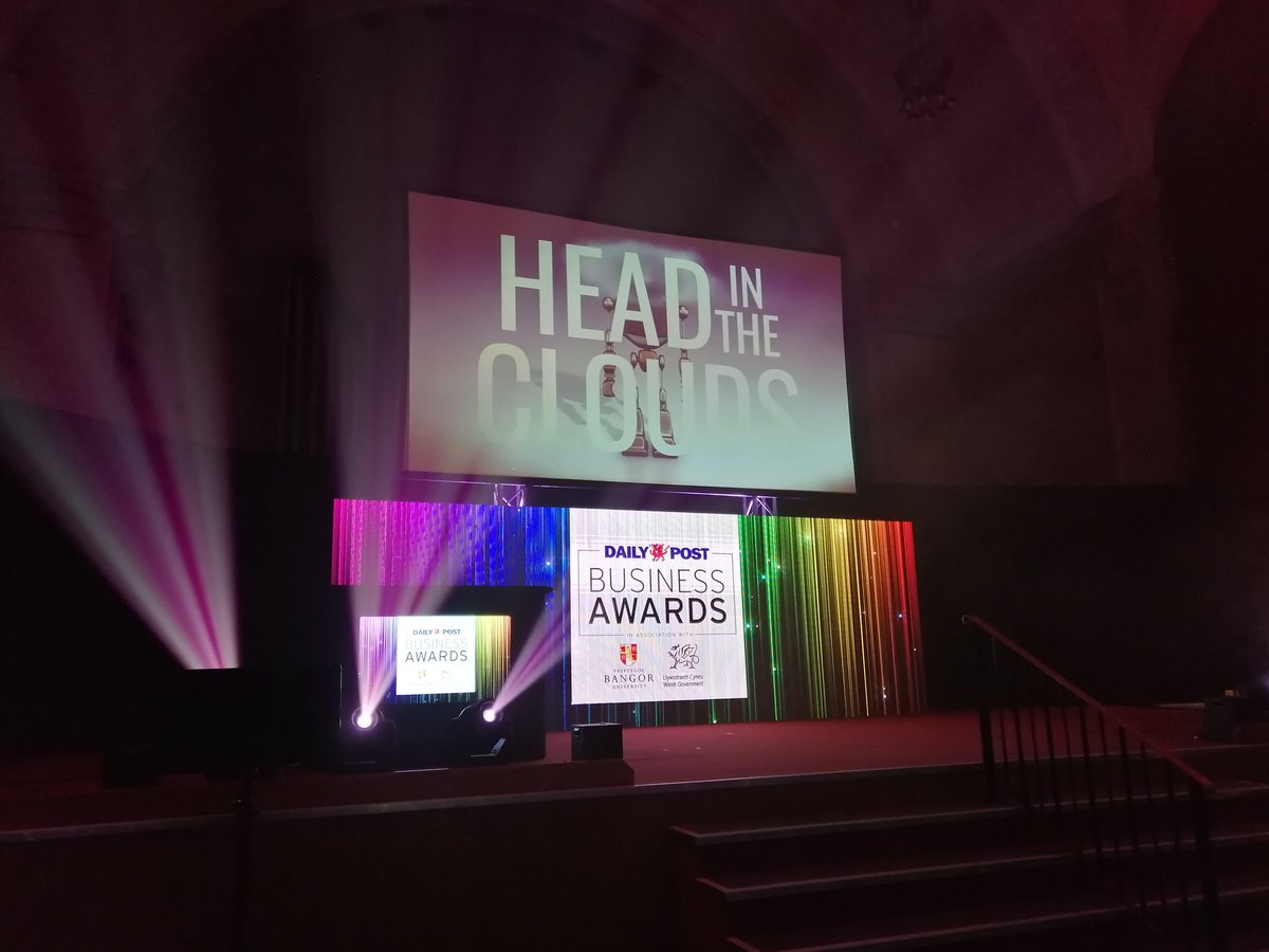 Bangor Uni looking great ready for <a href="/DPBusinessAward/">Daily Post Awards #DPBusinessAwards</a> good luck everyone! #dpba19