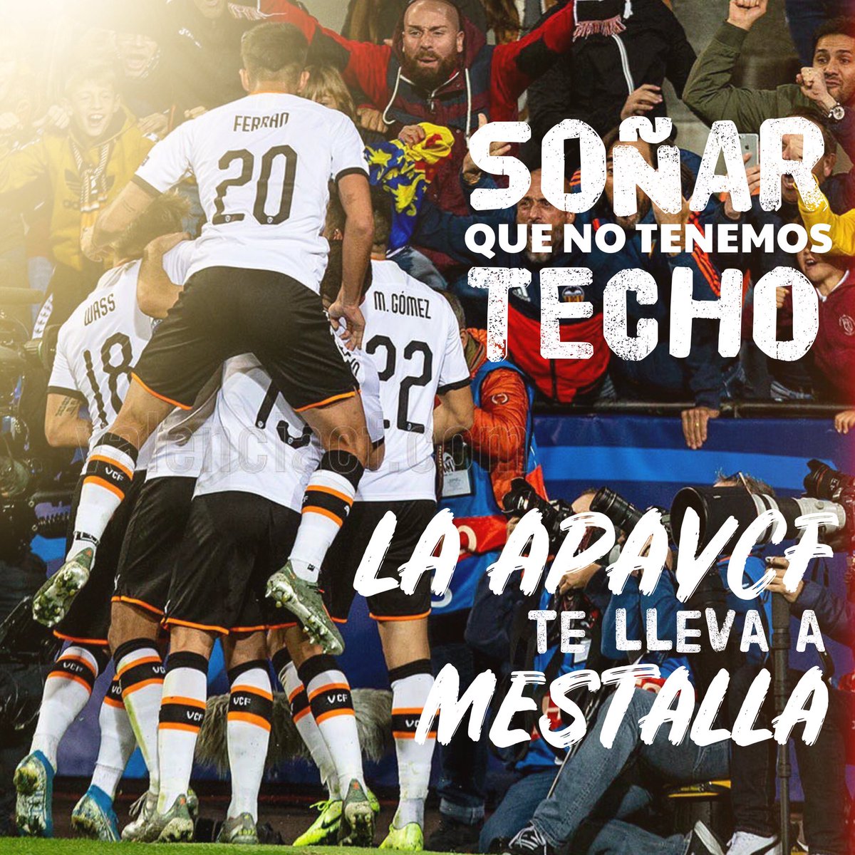 apavcf's tweet photo. ¡La #APAVCF te lleva a Mestalla!

Sorteo de 1 entrada 🎟 para el partido de #UCL #ChampionsLeague entre #VCFchelsea.

Para participar:  
👉 Haz RT
👉 Sigue a la cuenta de la @apavcf

¡Ya tenemos la #Loteria de Navidad! ¡Pásate por la sede a por ella!

¡Mucha suerte y amunt! https://t.co/rywkb9l2Oa