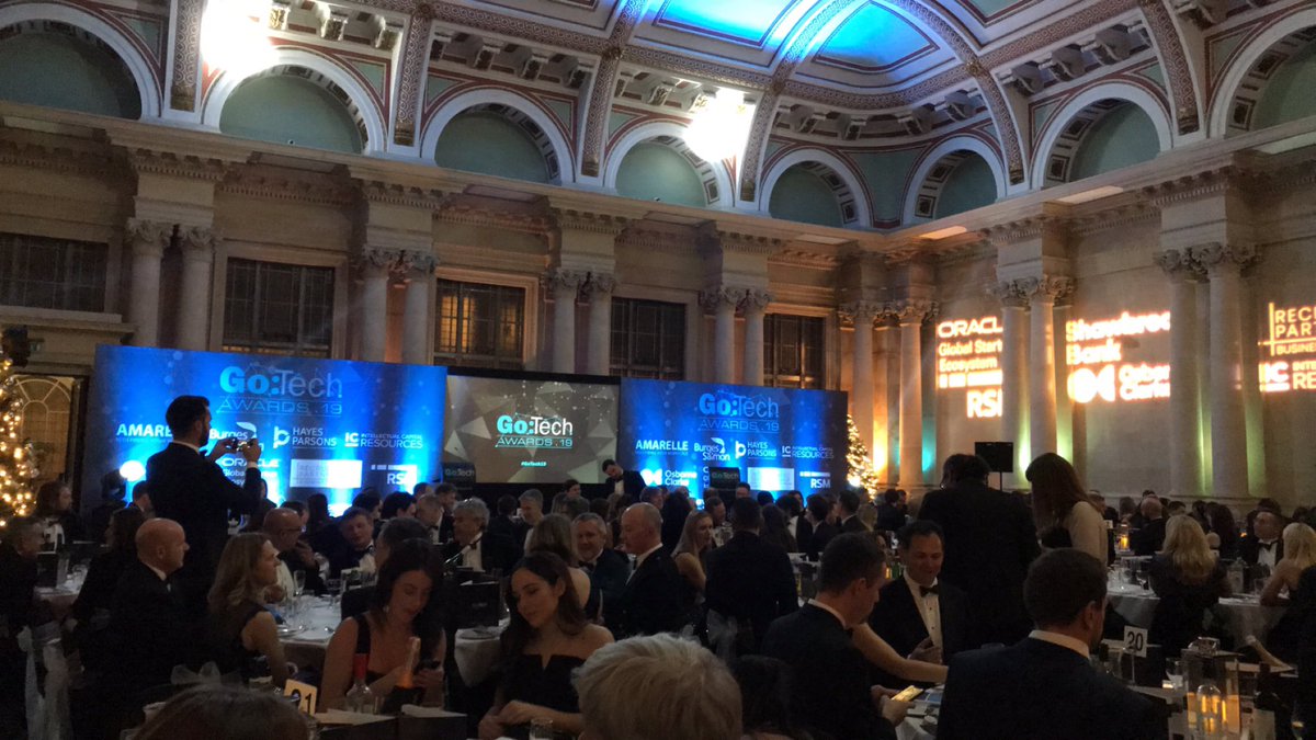 TheAscotGroup's tweet image. Looking forward to the #GoTech19 Awards tonight! Looking great @BLeaderNews! 🥂