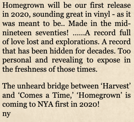 I've started holding my breath!  #Homegrown2020