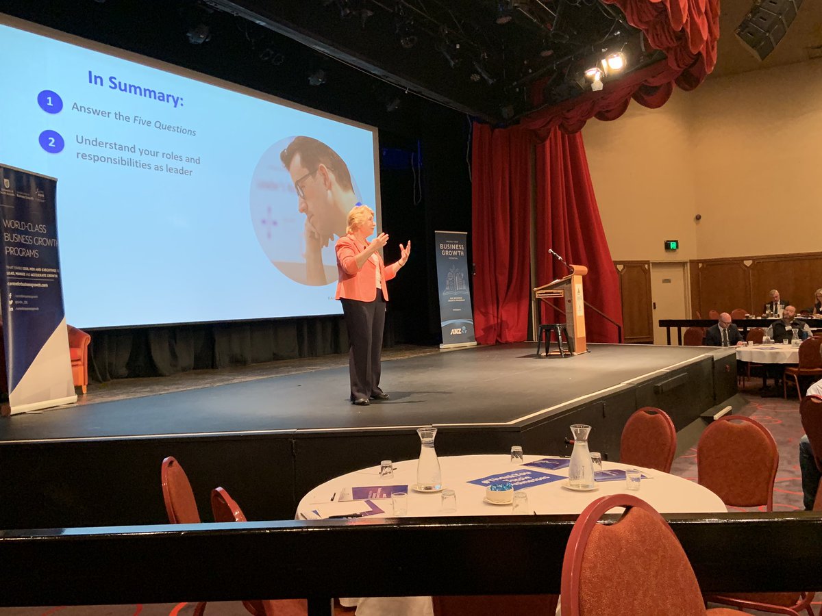Fantastic to host over 100 business owners at the ANZ Business Growth Program. Valuabale insights provided by <a href="/JanaMatt/">Jana Matthews</a> on how to efficiently manage business and staff to enable growth.