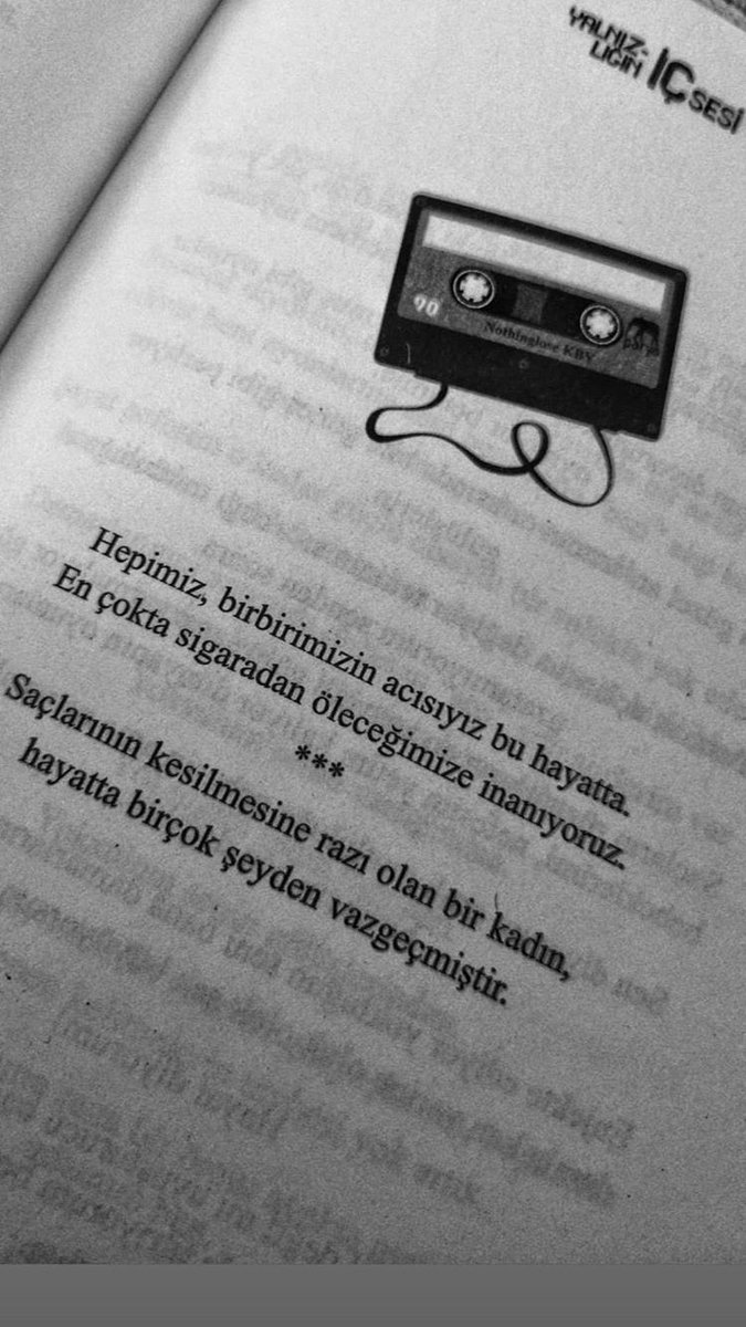 “Saçlarının kesilmesine razı olan bir kadın, hayatta birçok şeyden vazgeçmiştir” #yalnızlığıniçsesi #nothinglosekby #tavsiyekitap #kitaptanalıntılar #kitapyurdu #kitap #dr #kitapcenneti