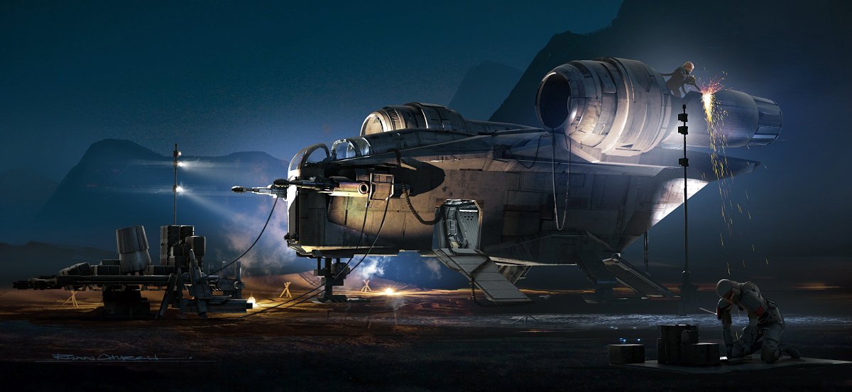 mandalorian spaceship