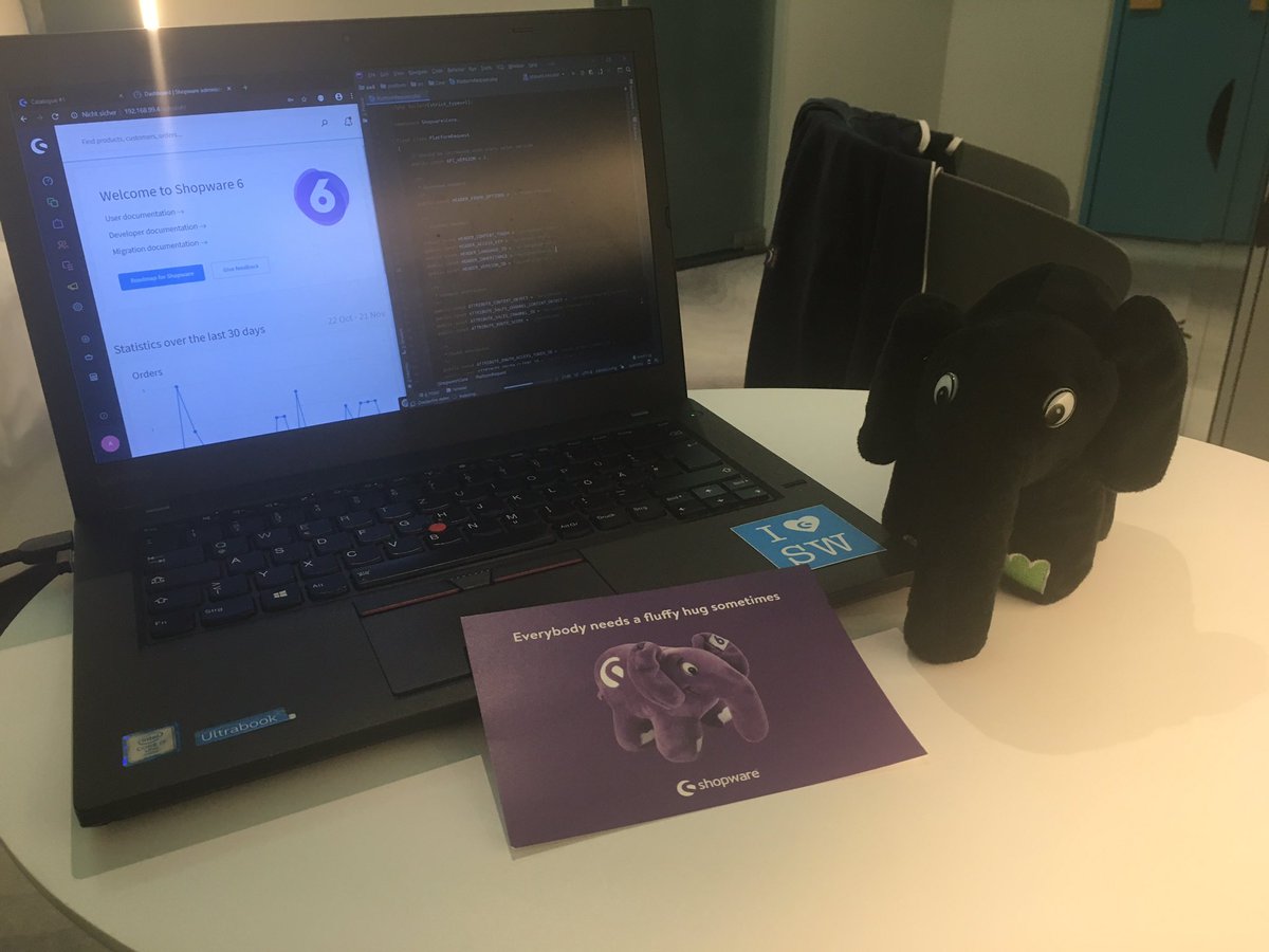 s_koenig_'s tweet image. He is so lonely and needs a elephantastic colleague.
#codyvuelette #shopwaredevs shopware + symfony &amp;lt;3