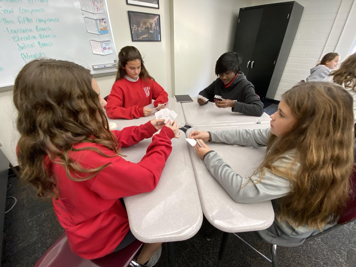 LHPclassroom's tweet photo. 7th Grade Civics-Spoons card game turned Constitutional review game! All you need are spoons and key terms. Serves as a great way to review concepts in a fun and engaging way! #engagedlearning #cooperativelearningtechniques #fledchat #ditchthattextbook #lhpmiddleschool https://t.co/ghqQaPpTzQ