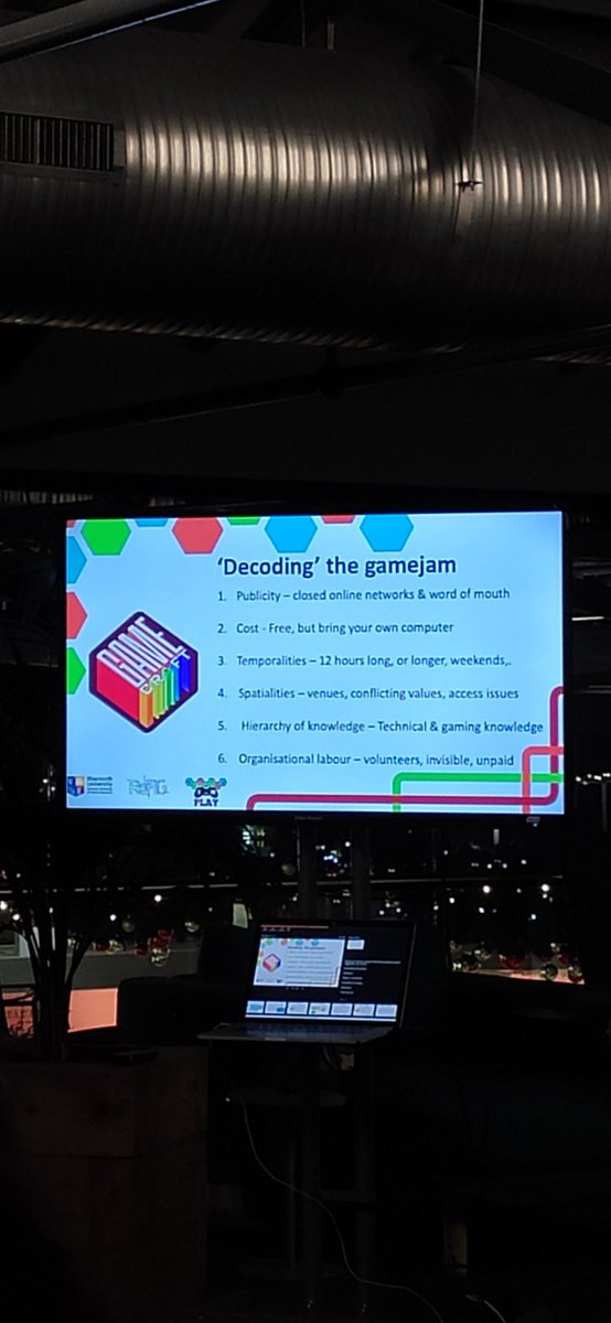 eventprofsdub's tweet photo. @AphraK &amp; @whykay addressing the invisible barriers that might come with organising informal events &amp; considerations necessary for organising inclusive gamejams 👏 https://t.co/7pccZoBeYg