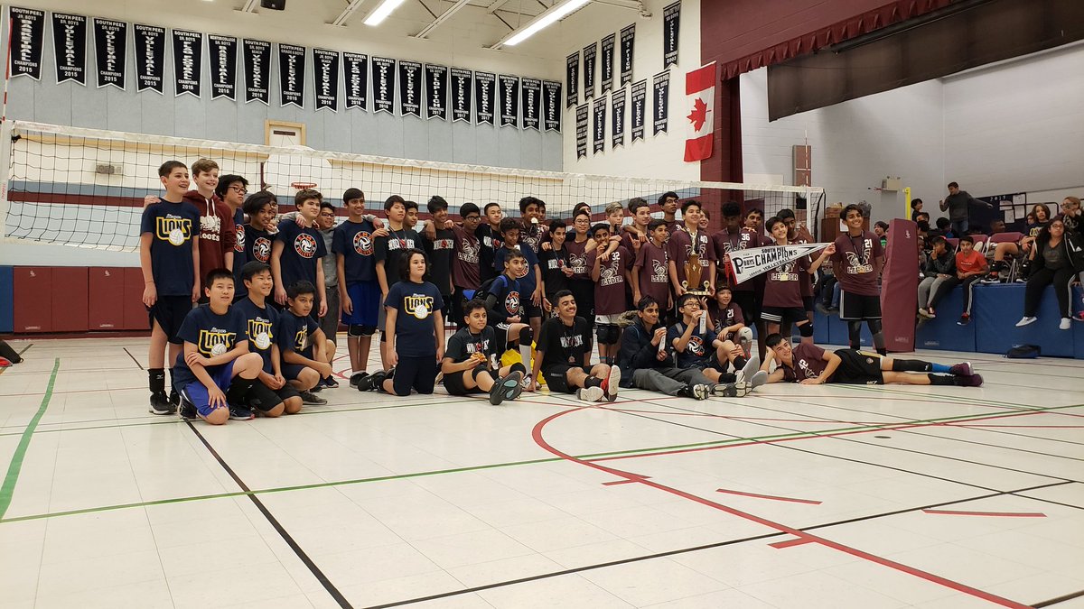 Congratulations to all the teams who came to  today for the Senior Boys Volleyball Tournament!  Amazing rallies and playing from all teams! Thank you to the parents, coaches and teams for another awesome season!!!  <a href="/hpe4pdsb/">HPE, PDSB</a> <a href="/TSMSWolfpack/">TSMS Athletics</a> <a href="/LisgarMS/">Lisgar Middle School</a> <a href="/ECMStigers/">Erin Centre MS</a> <a href="/TomkenPHE/">Tomken PHE</a> via ^HPE