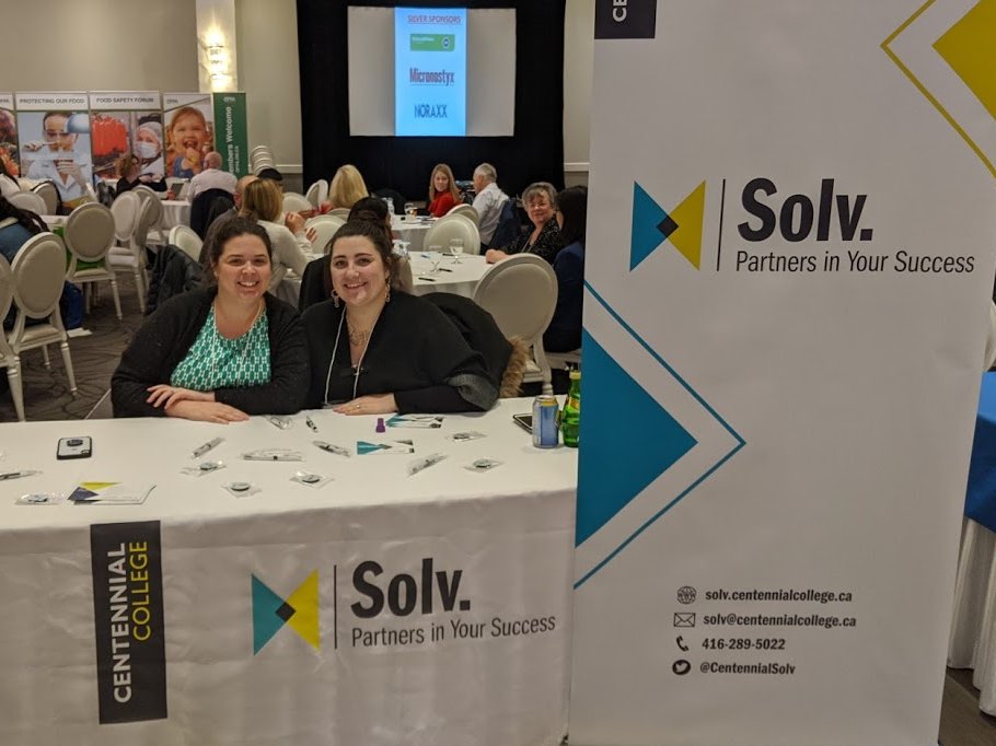 ChairCCABES's tweet photo. It was a pleasure moderating @ofpamedia 61st Annual Food Safety Symposium. Great to see many industry professionals collaborating together to improve #foodsafety in #Ontario, including @CentennialSolv from @CentennialEDU! https://t.co/pzt8OTRDsf