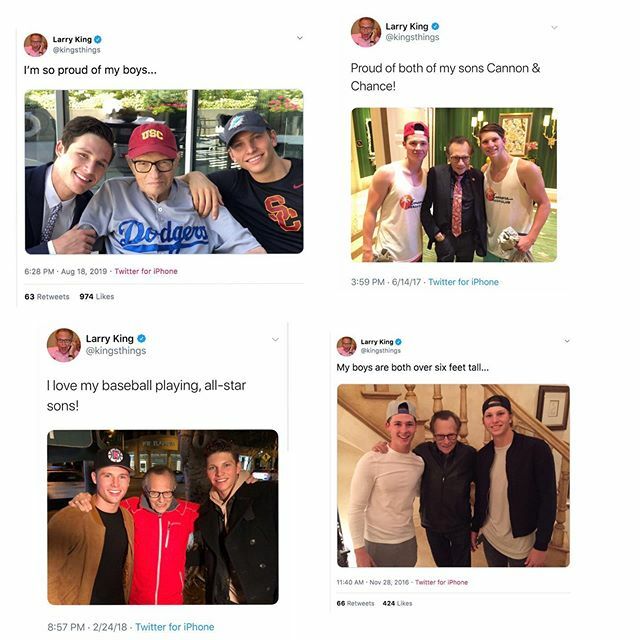 It’s the holiday season, which means it’s time to remember what really matters most. Friends, family, love, and of course, Larry King’s two incredibly hot, all-star sons.