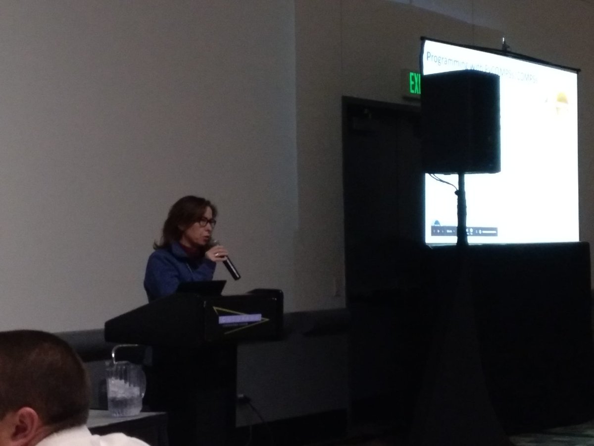 BSC_CNS's tweet image. Our worksflows and distributing computing group leader, @rosabadia, is now giving a BOF on Python for High Performance and Scientific Computing @bsc_compss #SC19
