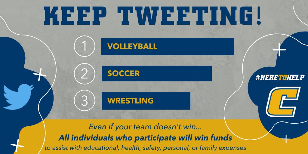 SCORE UPDATE: Standings for the Mocs Comply Together Contest

#HereToHelp    #MocsComplyTogether