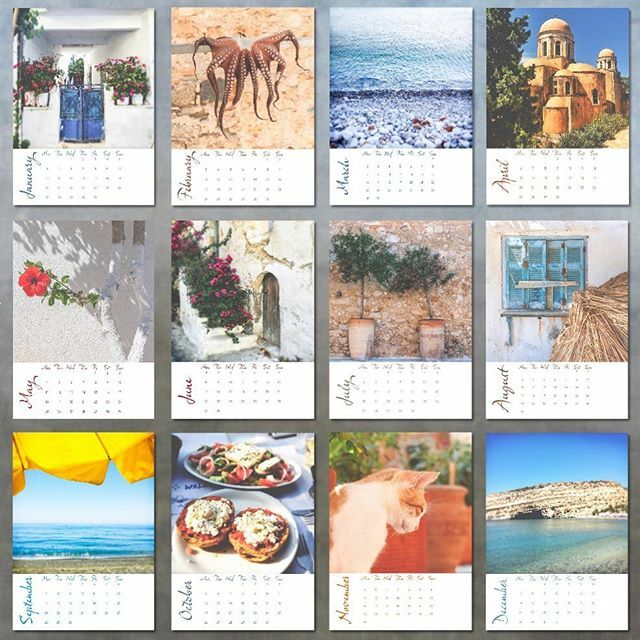 We’re off to photogenic Crete for my fourth 2020 Calendar - warm cats, warm sea, pretty houses,  fabulous food and other Grecian delights to cheer you through the year. (Clickable link to all calendars in my profile). #etsy #2020calendar #etsymanchester #stockingstuffer #cre…