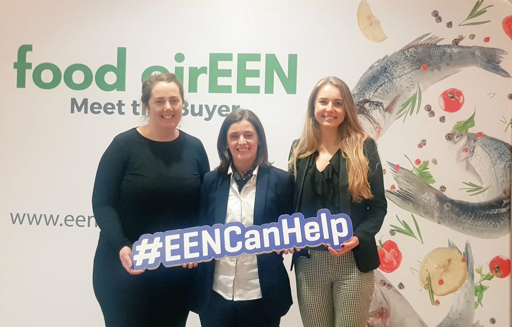 Michelle Allen and Avelina Hynes from <a href="/Aldi_Ireland/">Aldi Ireland</a> with Eileen Kelly <a href="/EENIreland/">EEN Ireland</a> at the Meet the Buyer #FoodEirEen19 #eenireland <a href="/Donegal_food/">Food Coast Donegal</a> <a href="/DonegalLEO/">LEO Donegal</a> <a href="/Loc_Enterprise/">LocalEnterprise.ie</a>