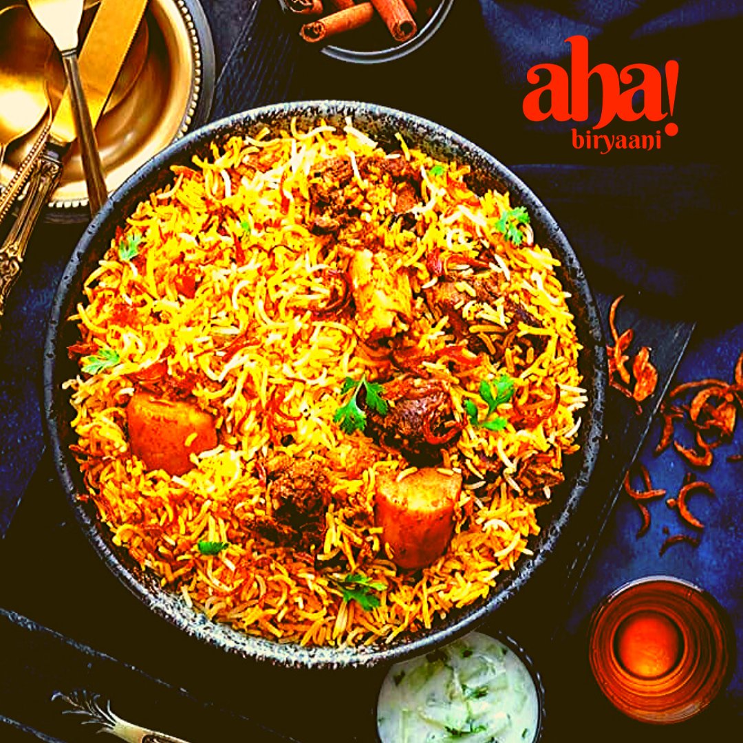 ahabiryaani's tweet image. Unravel the  #Legend of #Hyderabad's #Ghost #Biryani. The taste of succulent mutton with authentic spices &amp;amp; the aroma of the rice, that lifts the spirits to heavenly happiness! Now available at @ZomatoIN @swiggy_in @UberEats_IND &amp;amp; in stores #EatWhatYouLove #LoveWhatYouEat #Aha