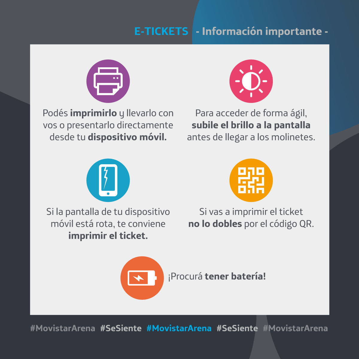 ¡Hoy recibimos a @abelpintos en #MovistarArena! 😍 Mirá esta info que puede ser útil 😉

¡Te esperamos! #UniversoParalelo #SeSiente