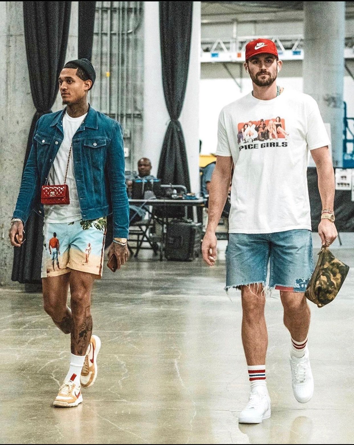 Men wearing chanel bag sale