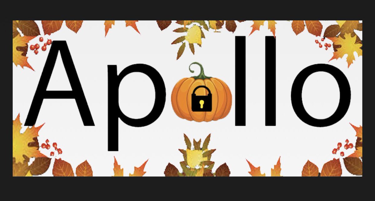 ApolloVei's tweet image. Wishing you an early Happy Thanksgiving from your friends at Apollo!!🦃🦃