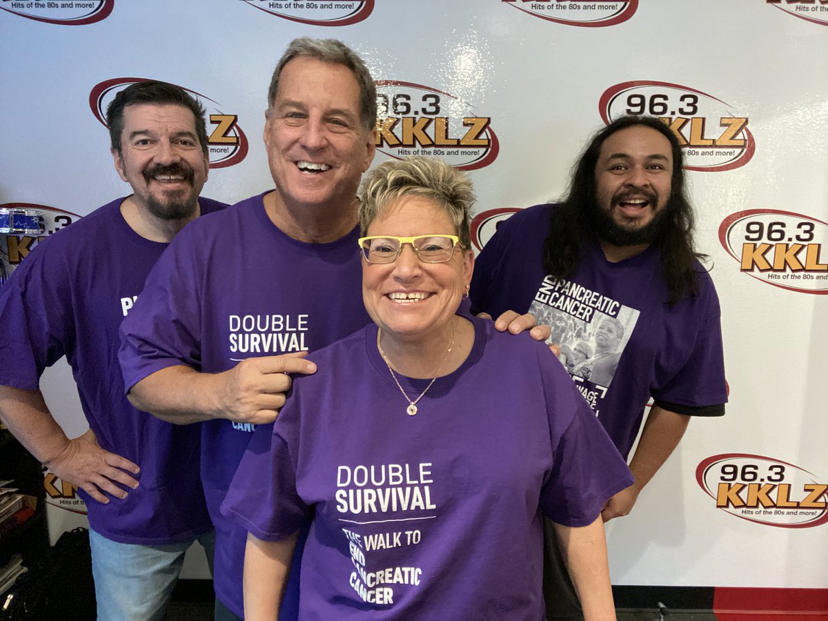 The Mike and Carla Morning Show @kklz963 Las Vegas, recognizing World Pancreatic Cancer Awareness Day. #wpcd #demandbetter #PANCaware￼