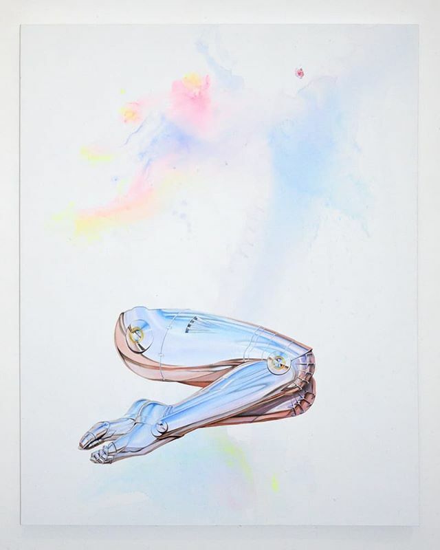 BigPicturesLA's tweet photo. Open today 12-6pm. Cone see rhe show! tons of grest stuff!

Image: Dani Tull, Uncanny Valley (legs 1, Sorayama), 2017, Oil and acrylic on canvas, 54 x 42 inches https://t.co/qIaU47v63I https://t.co/KakcBAFbsi