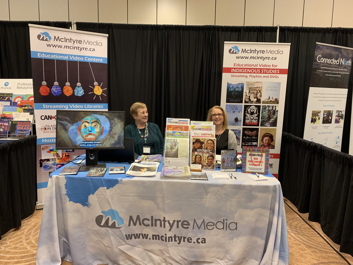 McIntyre_Media's tweet image. Very excited to be attending the ⁦@Indspire⁩ conference! Pop by booth 29 &amp;amp; say hi to our reps Pauline &amp;amp; Monique. #Indigenous ⁦@clclyne⁩ ⁦@RyzaCoelho⁩ ⁦@IndigenousEdGE⁩