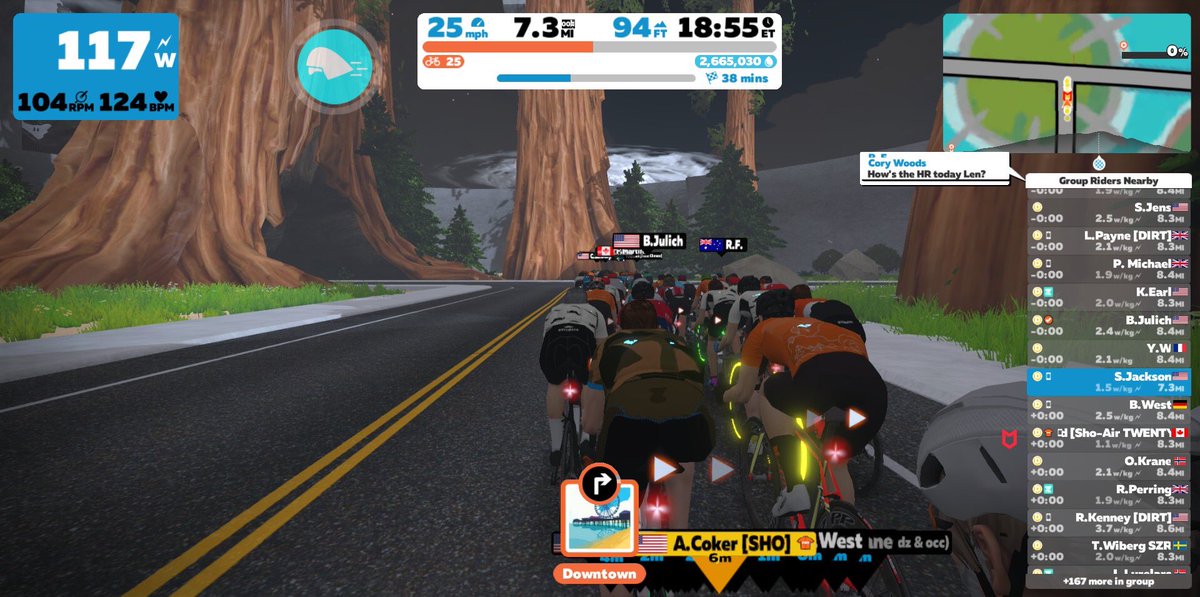 shanejacksonSJ's tweet photo. Thanks @bobbyjulich for joining @GoZwift @TWENTY20Pro ride today. #bigfan https://t.co/JL6EHickS0
