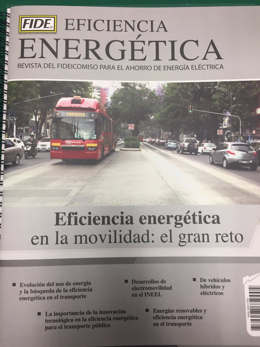 ODdeBR's tweet photo. La revista del @fidemx se enfoca en su nuevo número al tema de eficiencia energética en la movilidad con una amplia contribución de @CONUEE_mx @CTransp @xavier_osorio @ijnares ¡Excelente! https://t.co/TjTsgnsIr0