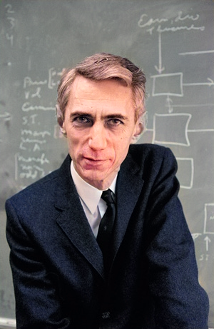 Time for another science #DeOldify. This time I chose Claude Shannon (1916-2001) the father of modern #InformationTheory among other incredible things.