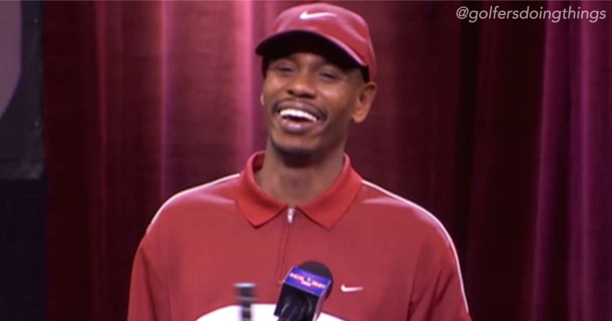 Gonna tell my kids this was Tiger Woods