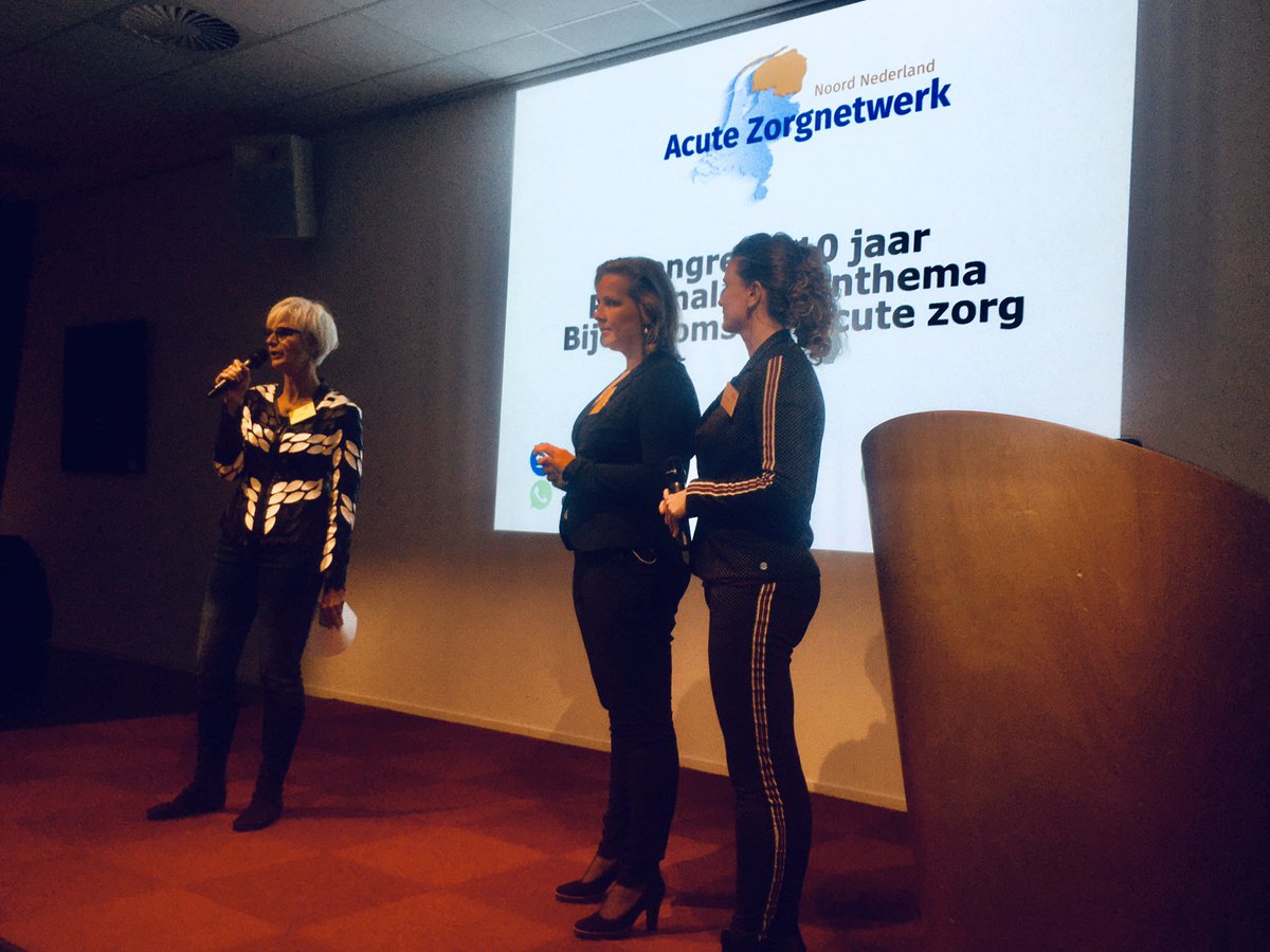 Het congres is begonnen; interessante sprekers die terugkijken en vooruit blikken op 10 jaar KetenThema Bijeenkomsten Acute zorg. #KTB