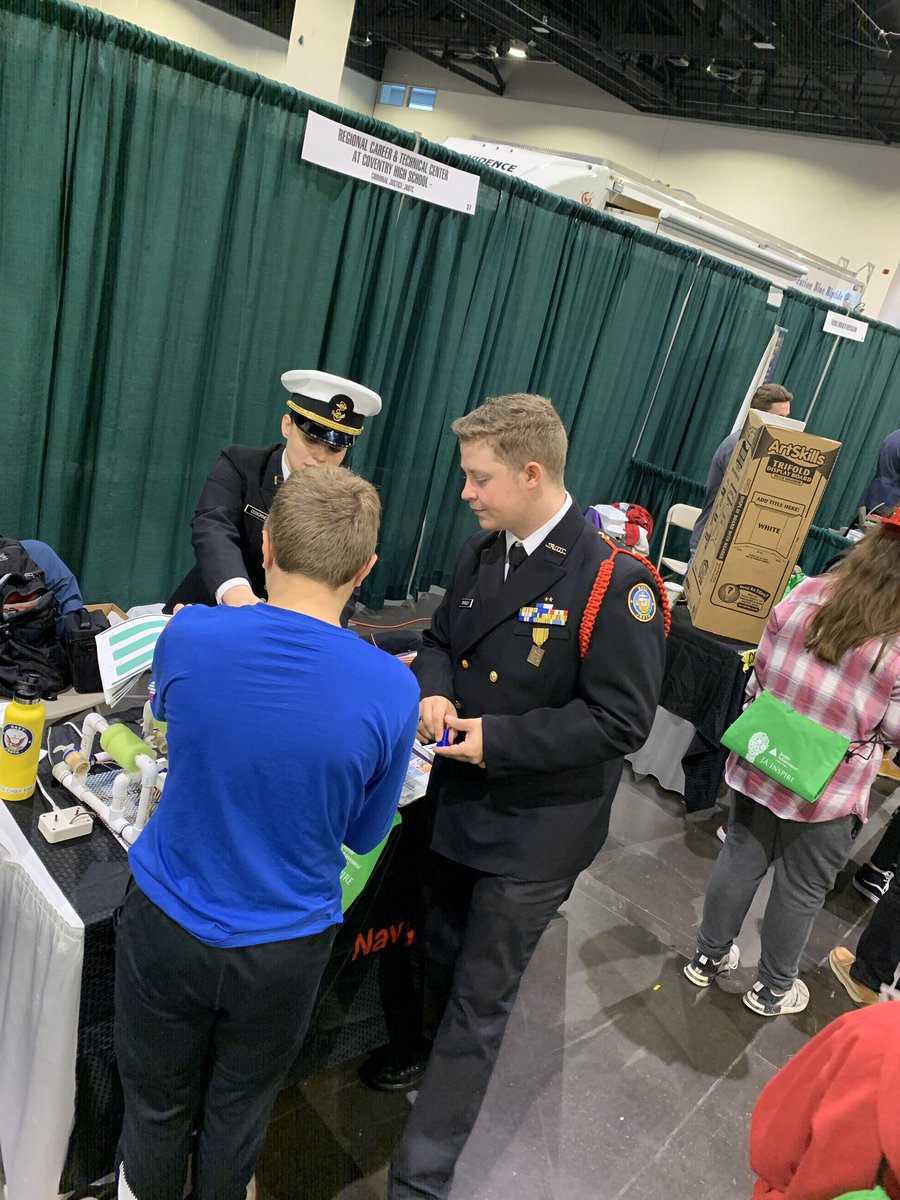 NJROTCCoventry's tweet photo. NJROTC spreading the knowledge! @coventrycareer @OakerGuidance @CoventryOakers https://t.co/5VoJEOOFpj