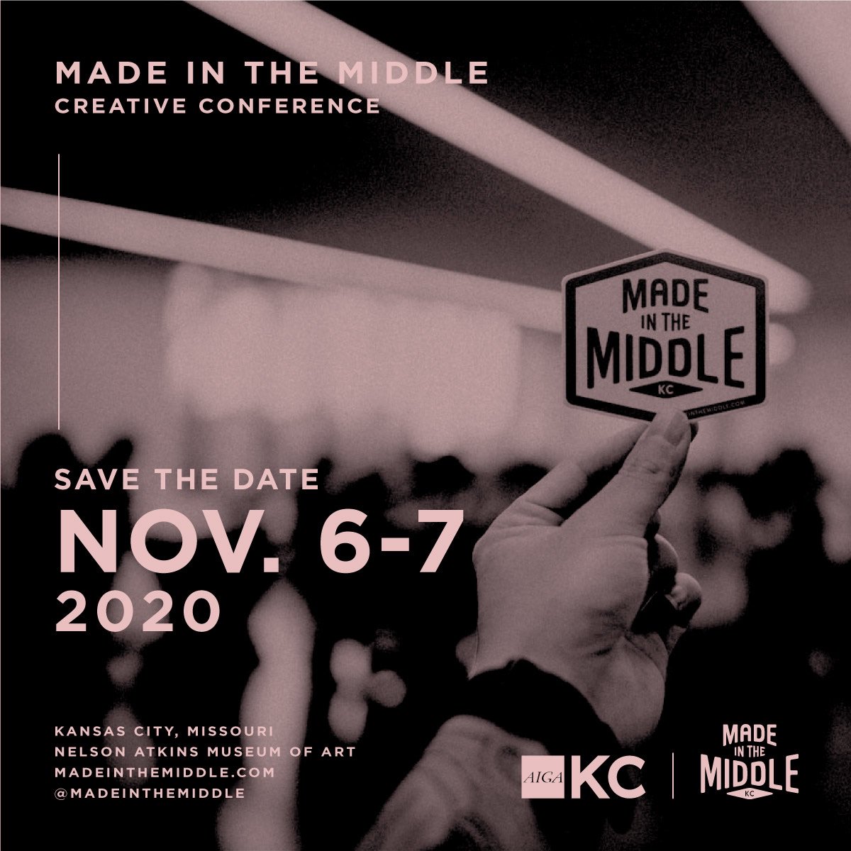 MITMKC's tweet image. SAVE THE DATE!!!
Made in the Middle Creative Conference is back this November 6-7 in Kansas City! More info coming soon. So excited!!!
#madeinthemiddle
#mitmcon2020