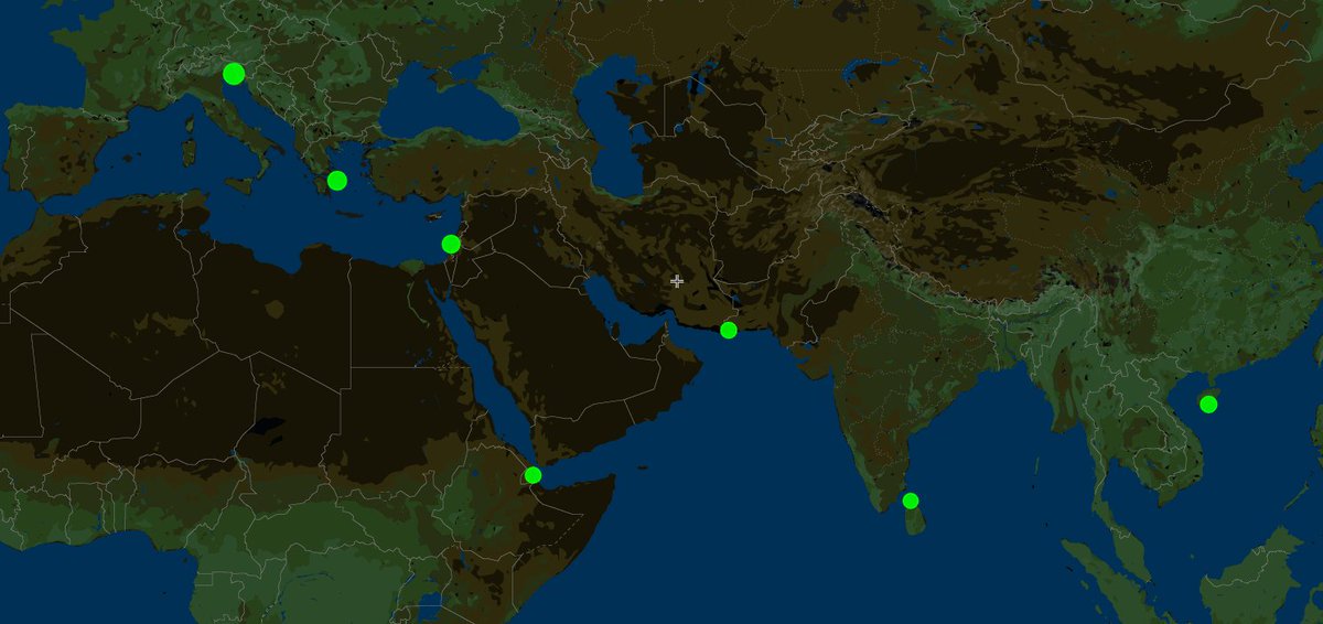 From Greece, to Italy, and now to Israel, China controls a plethora of dual-use facilities in the Mediterranean.Russia's naval base at Tartus is available.China has its "string of pearls", and can proliferate threats rapidly against the US Navy's 5th and 6th Fleets.27/