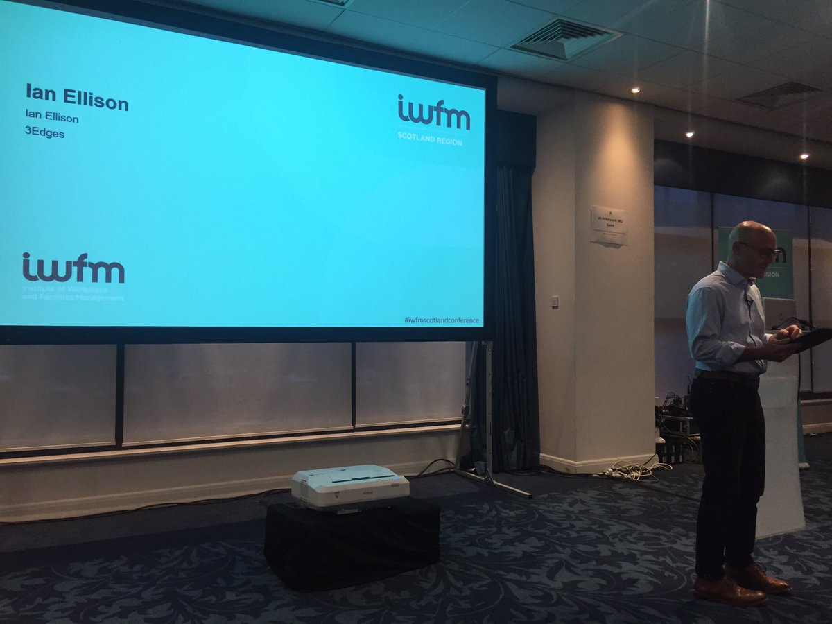 And the final speaker <a href="/IWFM_Scotland/">IWFM Scotland</a> conference is the fab <a href="/ianellison/">Ian Ellison</a> talking about the future of workplace
