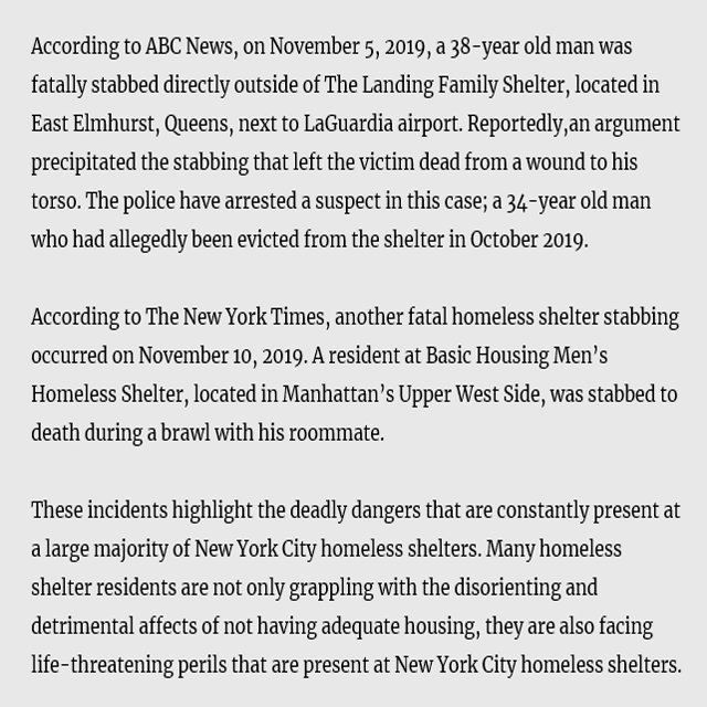 2 NYC Homeless Shelter Deaths You Probably Haven't Heard About #HMLSNewYorker #HomelessNewYorker #NYC #NewYorkCity #Queens #QueensNewYork