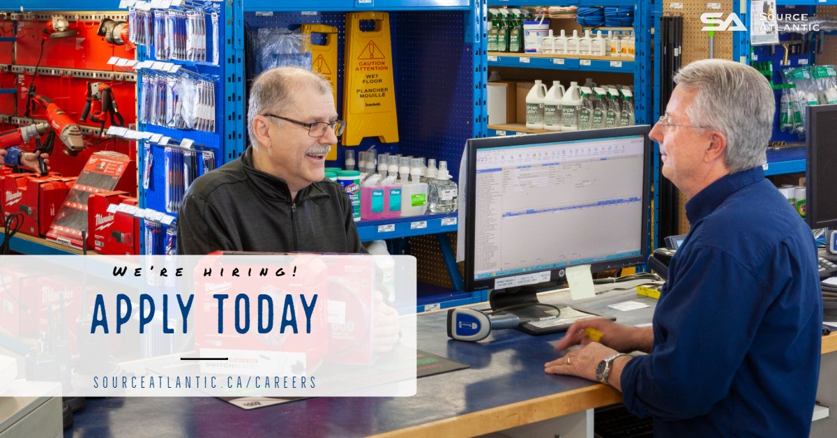 SourceAtlantic's tweet image. Come work with us! Head to sourceatlantic.ca/careers to see all our open opportunities.