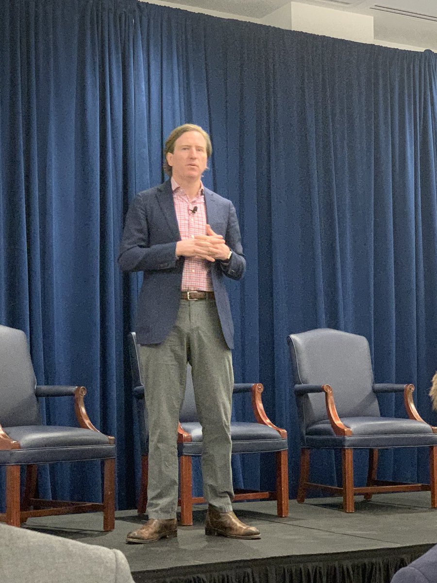 Peter Altabef of @unisyscorp introduces <a href="/CISAKrebs/">Chris Krebs #Protect2020</a> to the stage at the #National #CyberMoonshot #Ecosystem Workshop at @AuburnCyber