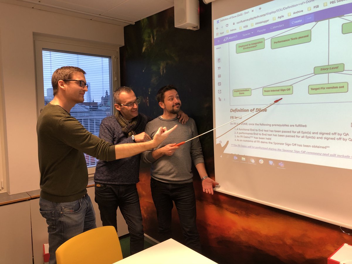 Great Minds Think Alike!
This week the RTE Team conducted a workshop around Definition of Done, at our Malmö office. 
Scaling Agile and SAFe at its best!