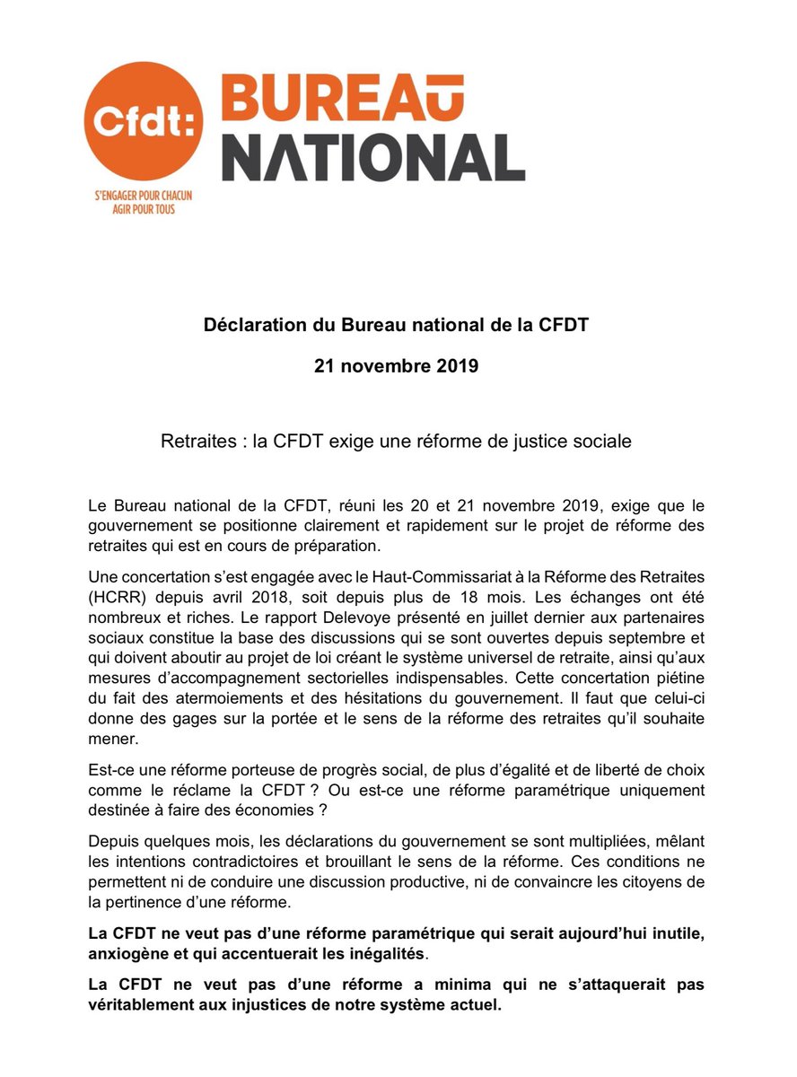 MyleneJa's tweet photo. Pour une réforme de justice sociale, et pas budgétaire. Déclaration du bureau national, tract, replay de la conférence de presse de @CfdtBerger disponible sur le site de la @CFDT : https://t.co/e9xl49Kwh5 https://t.co/xy6Pxiwyls