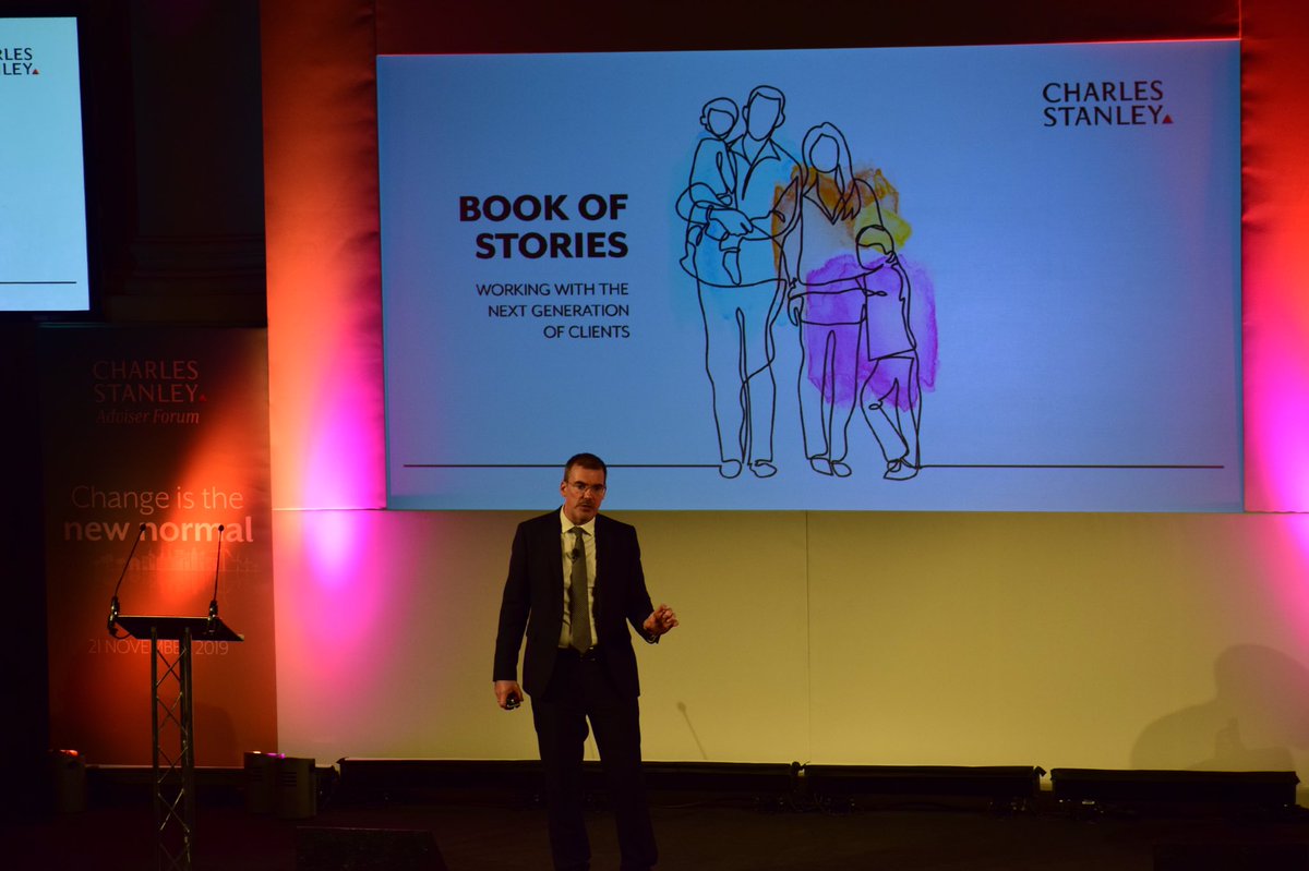 _CharlesStanley's tweet photo. @JPorteousCFP showing us the #BookOfStories 📚
#Intergenerational #Wealth #Transfer: Working with the next generation of clients ✨
#CSAdviserForum19
#ChangeIsTheNewNormal https://t.co/MOgkmVdfsl