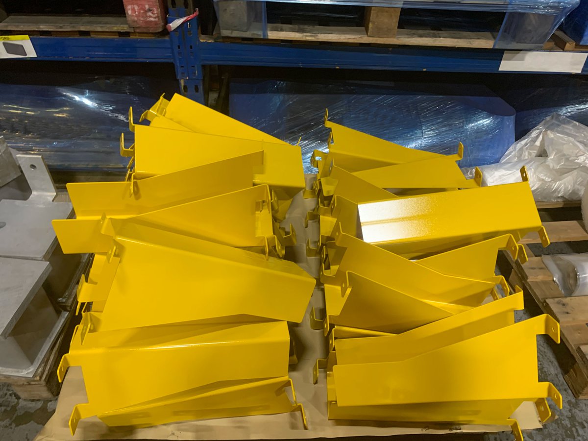 Another nice laser cut, fold &amp; paint job about to leave the warehouse! With all work completed in house, this means we can turn the job around quickly making us the partner of choice for profiling and sheet metalwork. Visit the website for more details:  dnametalwork.com