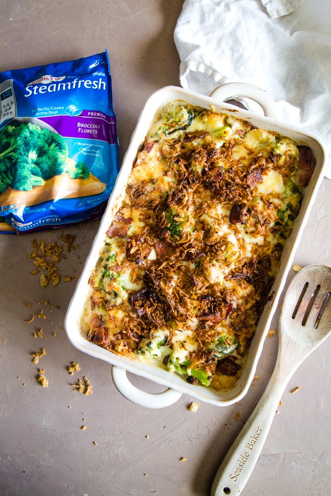 (AD) Here's a quick and easy veggie side dish for you using <a href="/BirdsEye/">Birds Eye</a> Steamfresh Broccoli Florets from <a href="/Walmart/">Walmart</a>. #thebestfreshness #collectivebias theseasidebaker.com/gruyere-brocco…