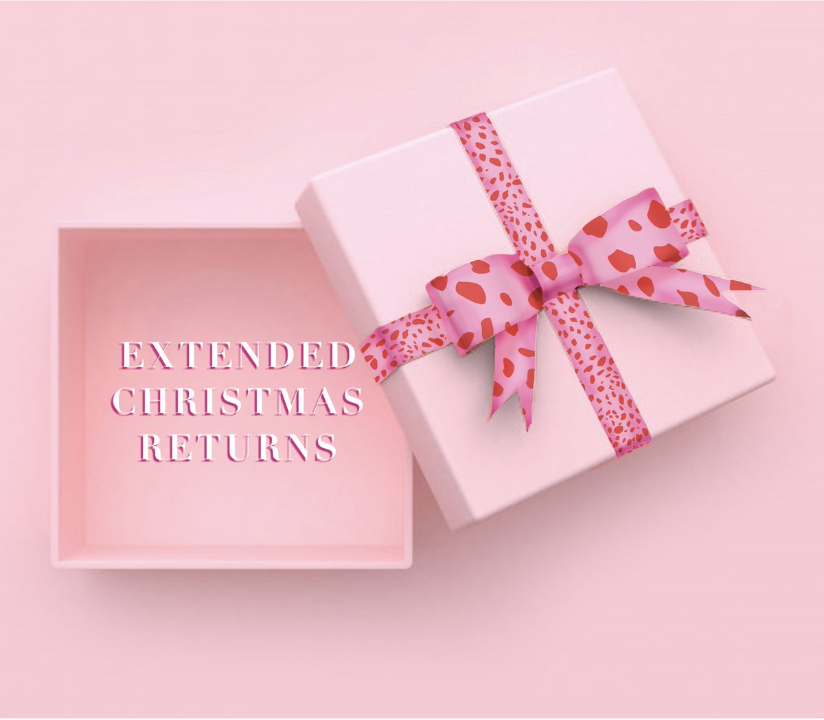 Shop with confidence with our extended Christmas returns policy - valid on purchases from 21st Nov, can be returned until 10th Jan #giftsforher #daytonight #shopindependent